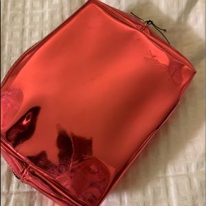 YSL hot pink Chrome makeup bag 💞